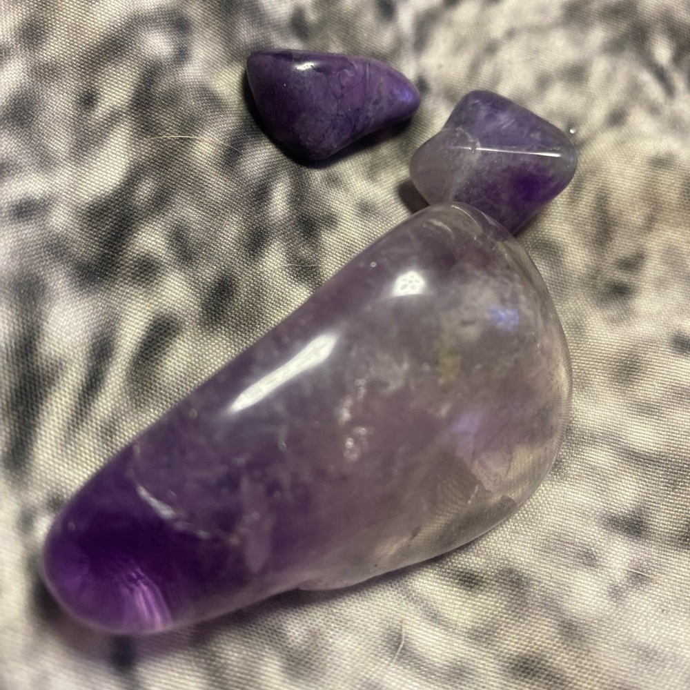 Purple Amethyst Crystal Set